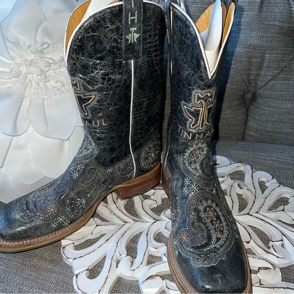 Tin Haul Shoes Tin Haul Bandana Bandit Western Cowboy Boots Womens